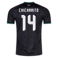adidas Men's Mexico Chicharito Stadium Third Jersey 25/26 (Black)