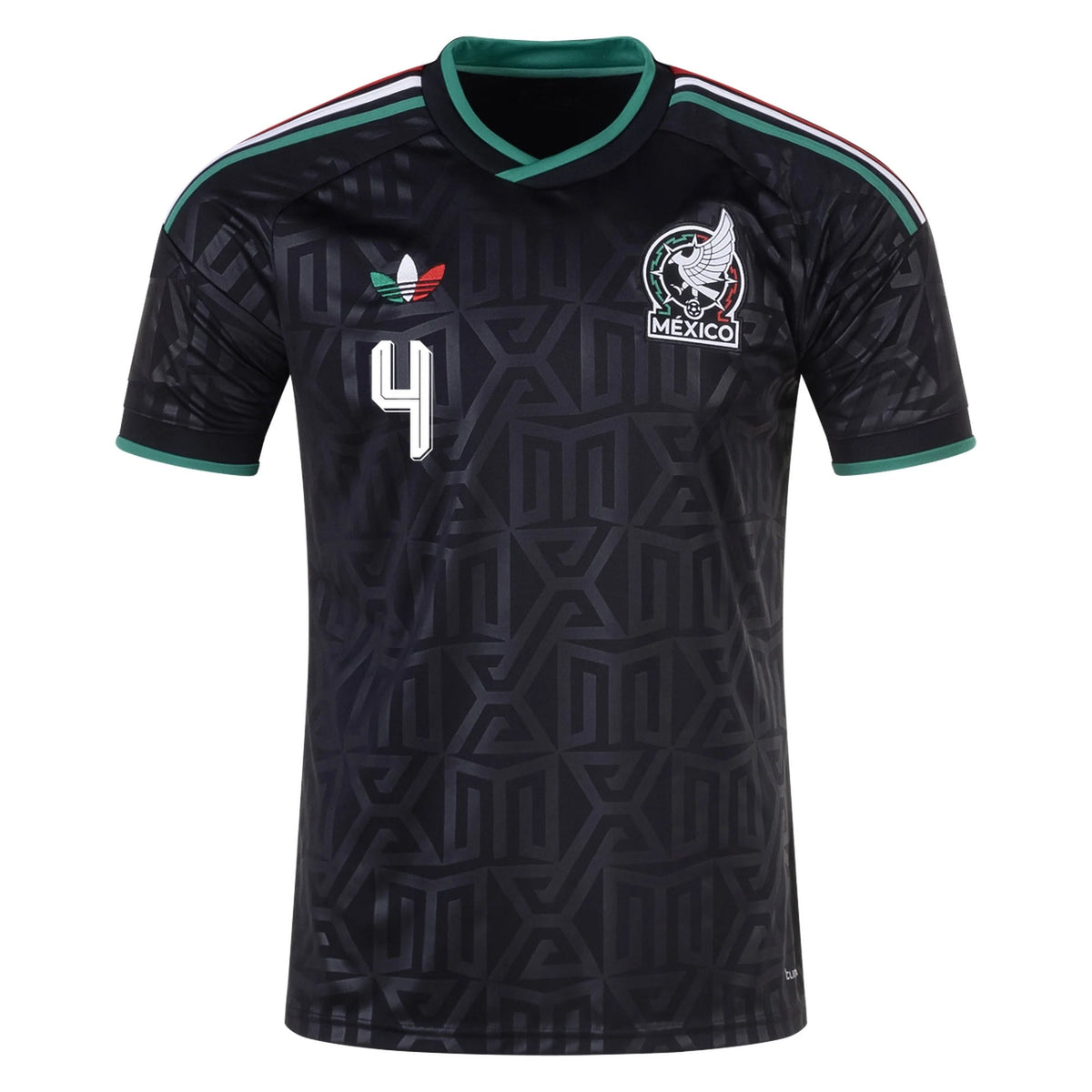 adidas Men's Mexico Edson Alvarez Stadium Third Jersey 25/26 (Black) | SoccerWearhouse