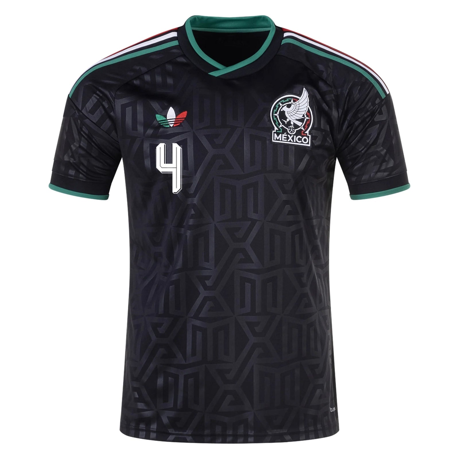 adidas Men's Mexico Edson Alvarez Stadium Third Jersey 25/26 (Black) | SoccerWearhouse