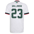 adidas Men's Mexico Gallardo Authentic Match Away Jersey 2026 (White)