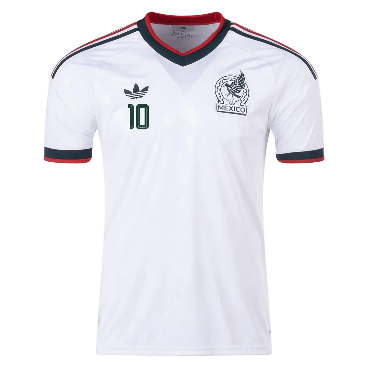 adidas Men's Mexico Gilberto Mora 2026 Away Stadium Jersey (White) | SoccerWearhouse