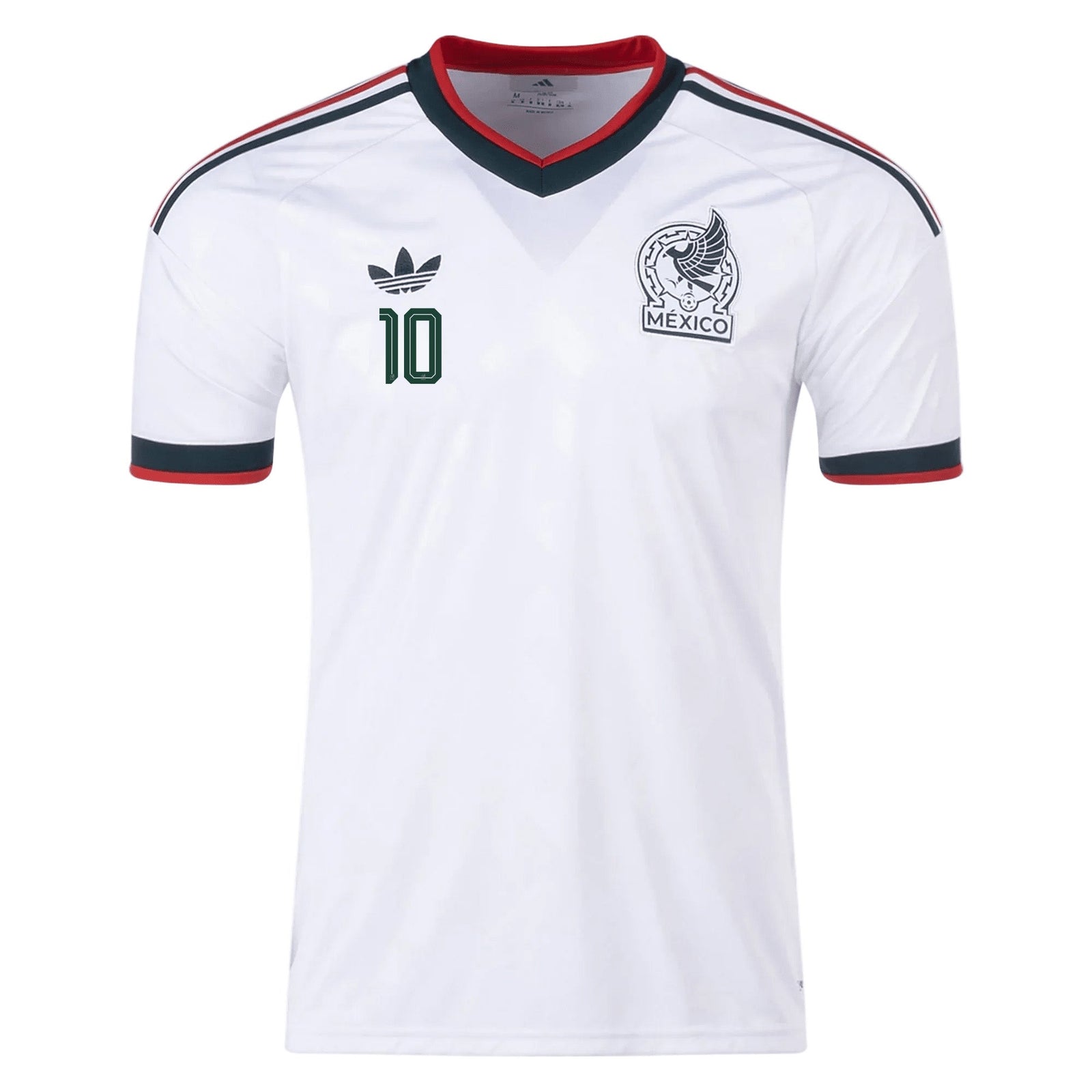adidas Men's Mexico Gilberto Mora 2026 Away Stadium Jersey (White) | SoccerWearhouse