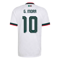 adidas Men's Mexico Gilberto Mora Authentic Match Away Jersey 2026 (White)