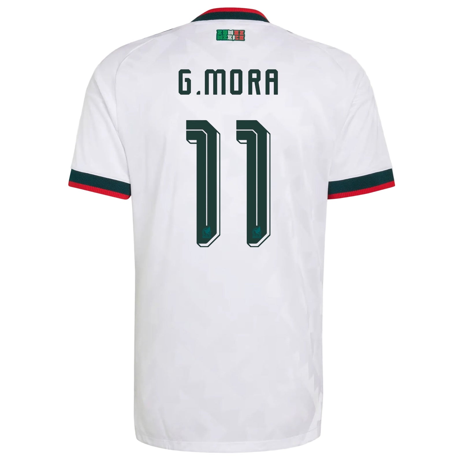 adidas Men's Mexico Gilberto Mora Authentic Match Away Jersey 2026 (White) | SoccerWearhouse