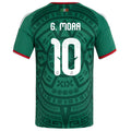 adidas Men's Mexico Gilberto Mora Home 2026 World Cup Jersey (Bold Green)