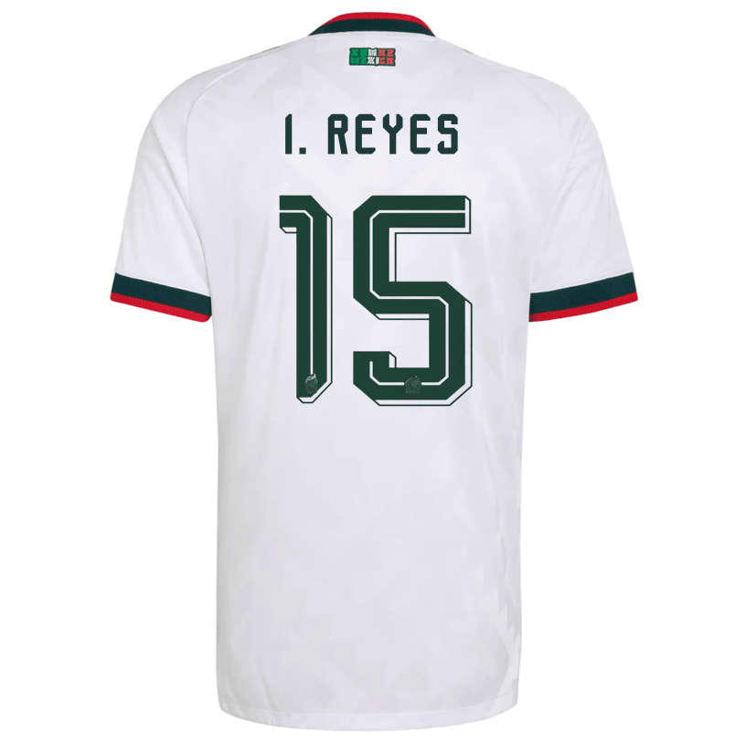 adidas Men's Mexico I. Reyes Authentic Match Away Jersey 2026 (White) | SoccerWearhouse