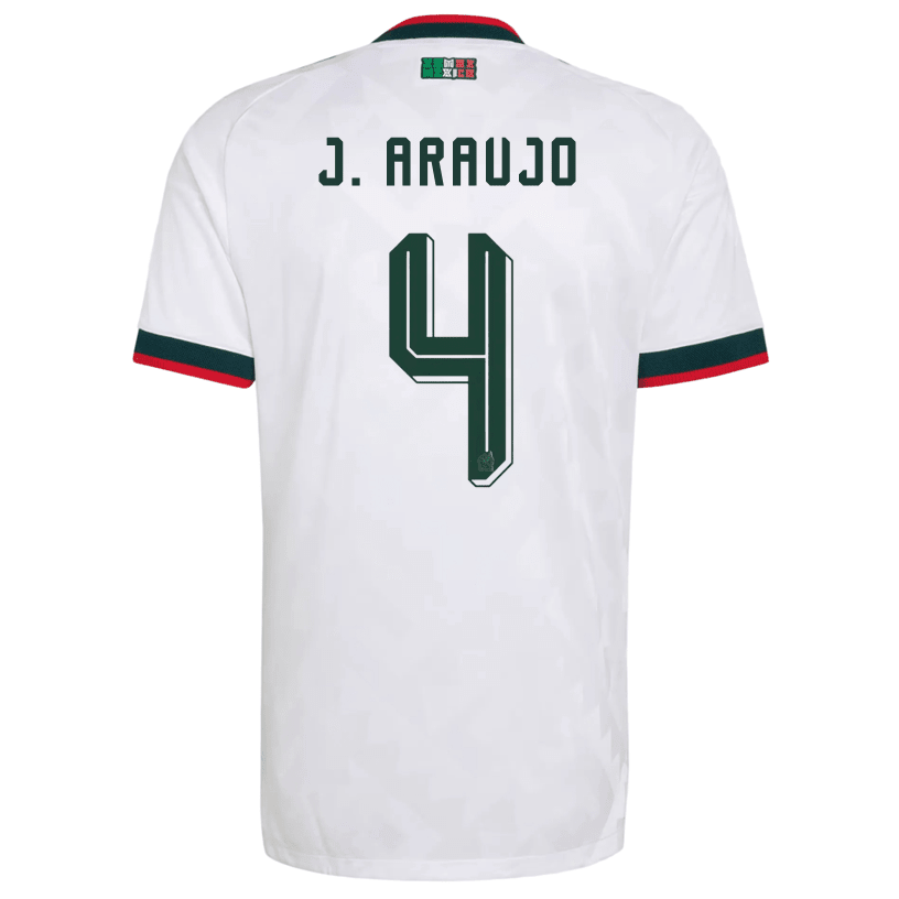 adidas Men's Mexico J. Araujo Authentic Match Away Jersey 2026 (White) | SoccerWearhouse