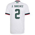 adidas Men's Mexico J. Sanchez Authentic Match Away Jersey 2026 (White)