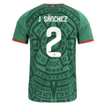 adidas Men's Mexico Jorge Sánchez Home 2026 World Cup Jersey (Bold Green)