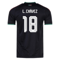 adidas Men's Mexico L. Chavez Authentic Match Third Jersey 2026 (Black)