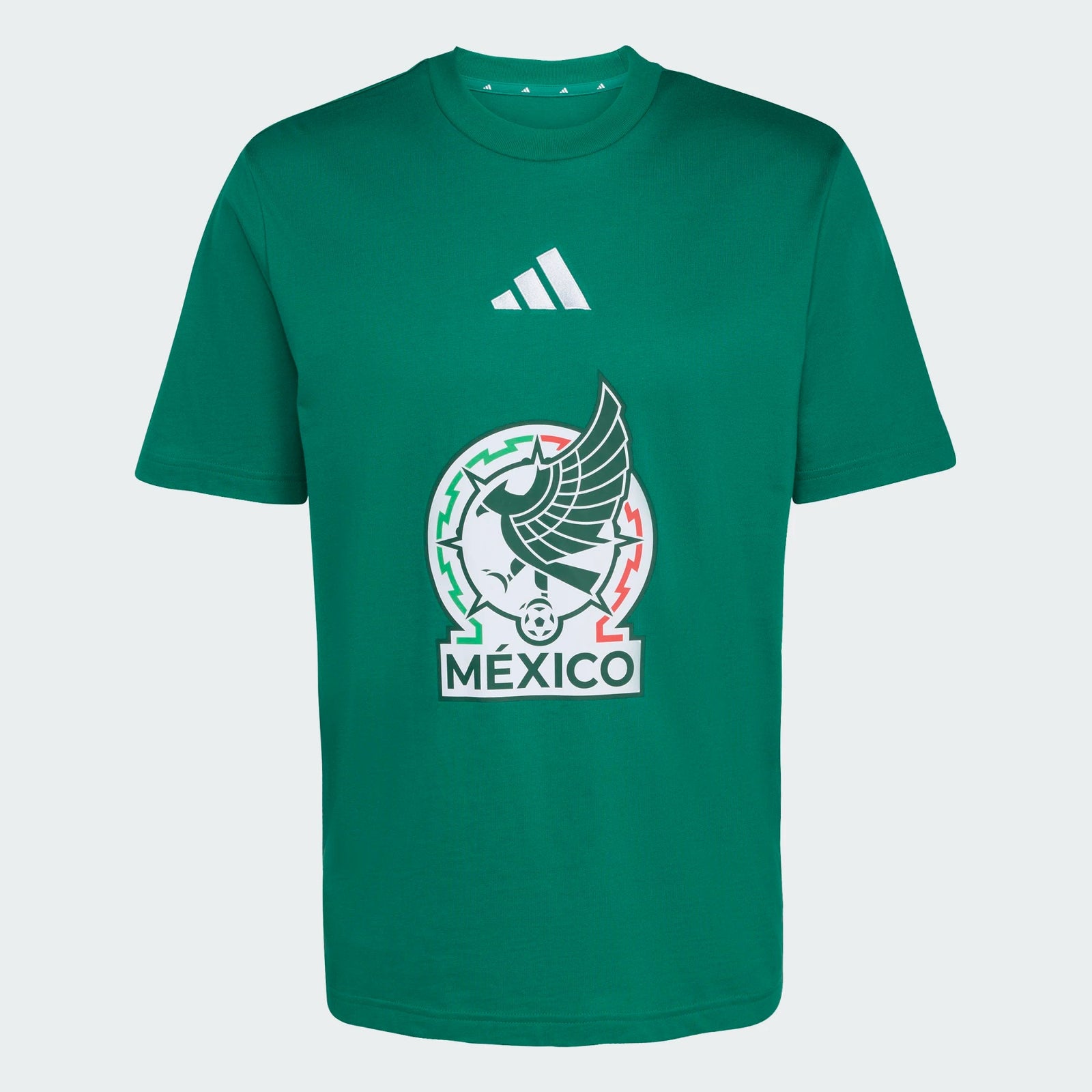 adidas Men's Mexico Logo Crest World Cup T-Shirt (Green) | SoccerWearhouse
