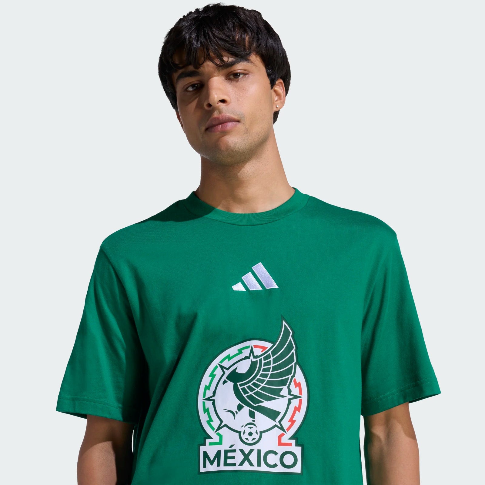 adidas Men's Mexico Logo Crest World Cup T-Shirt (Green) | SoccerWearhouse