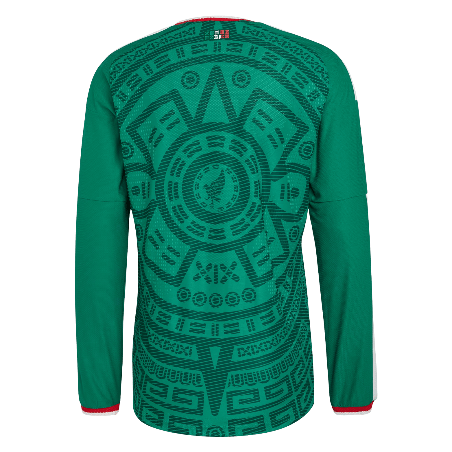 adidas Men's Mexico Long - Sleeve Authentic Home Jersey 2026 (Bold Green) | SoccerWearhouse