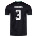 adidas Men's Mexico Montes Authentic Match Third Jersey 2026 (Black)