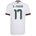 adidas Men's Mexico O. Pineda Authentic Match Away Jersey 2026 (White)