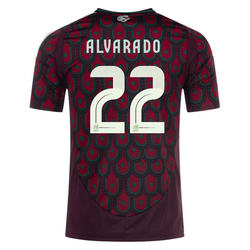 Adidas Mens Mexico Roberto Alvarado Home Jersey 24/25 (Multicolor) | SoccerWearhouse