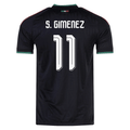 adidas Men's Mexico Santi Gimenez Authentic Match Third Jersey 2026 (Black)