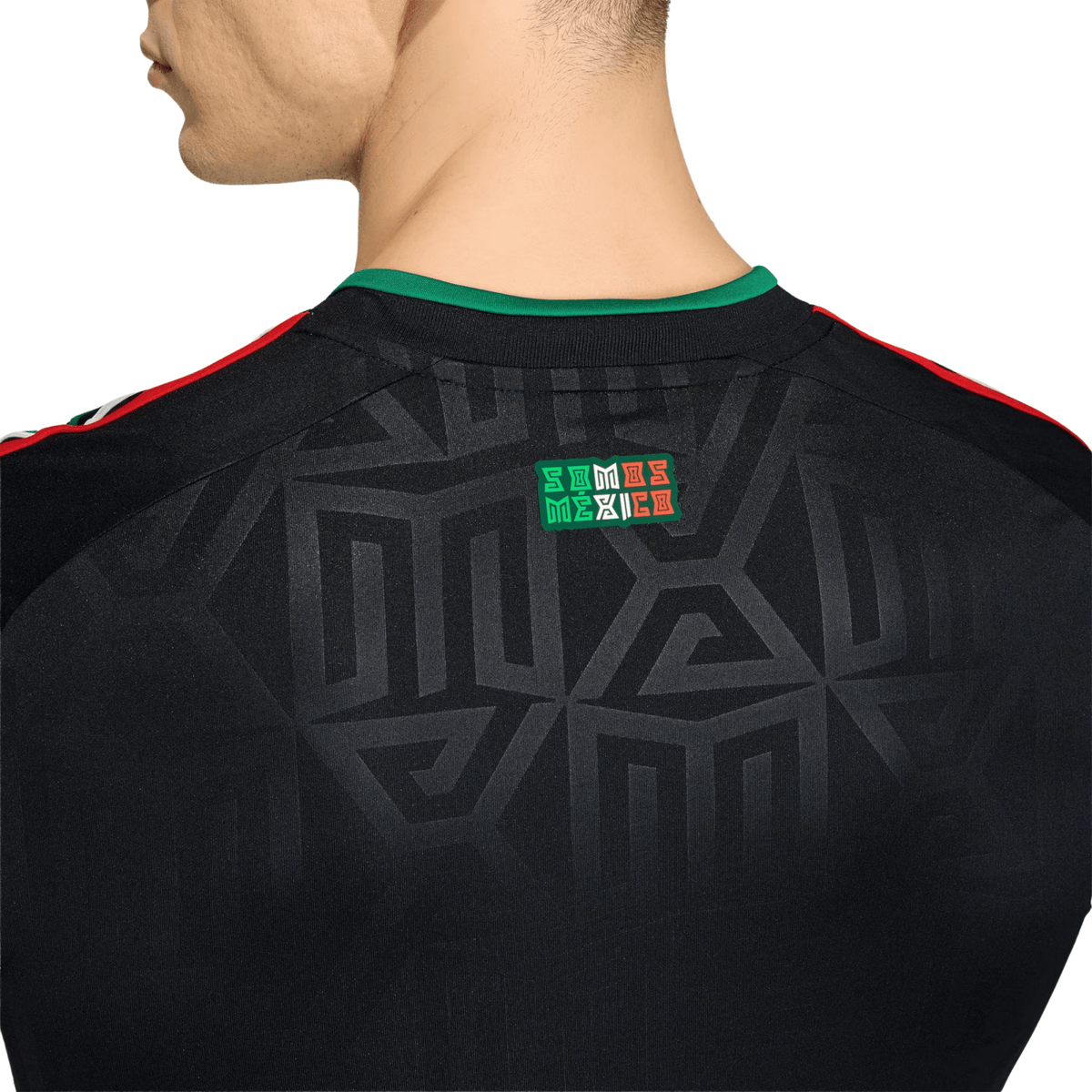 adidas Men's Mexico Santiago Gimenez Stadium Third Jersey 25/26 (Black) | SoccerWearhouse