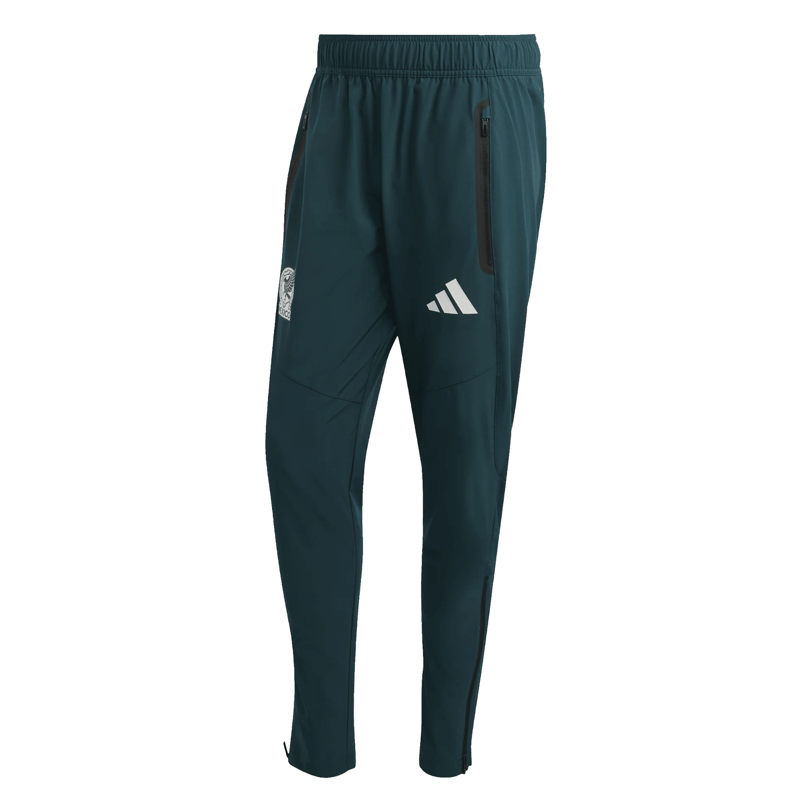 adidas Mens Mexico Tiro Travel Pant 25/26 (Green) | SoccerWearhouse