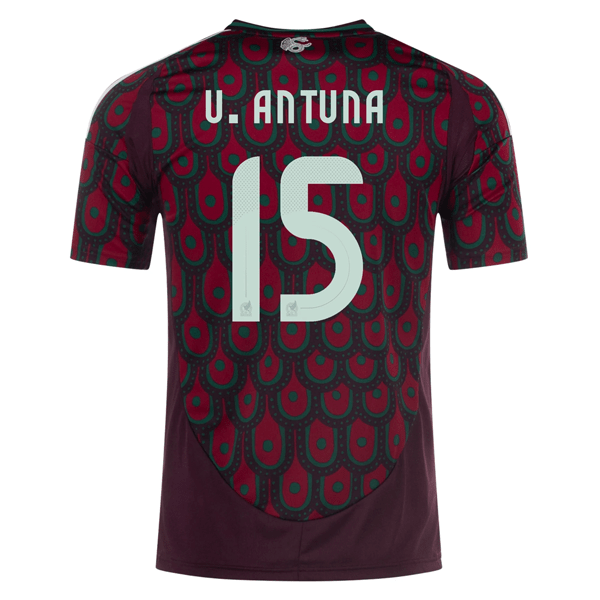 Adidas Mens Mexico Uriel Antuna Home Jersey 24/25 (Multicolor) | SoccerWearhouse