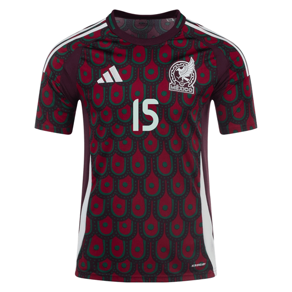 Adidas Mens Mexico Uriel Antuna Home Jersey 24/25 (Multicolor) | SoccerWearhouse