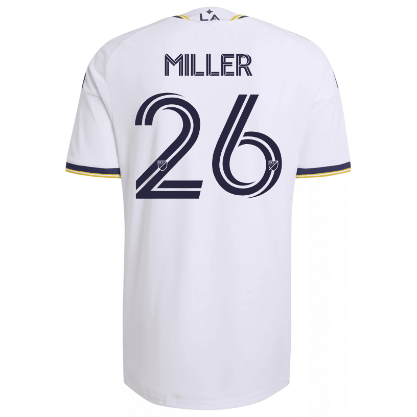 adidas Men's Miller LA Galaxy Authentic Match Home Jersey 26/27 (White) | SoccerWearhouse