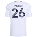 adidas Men's Miller LA Galaxy Home Stadium Jersey 26/27 (White)