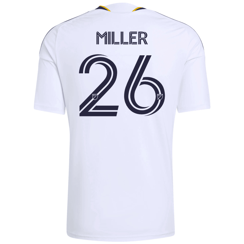 adidas Men's Miller LA Galaxy Home Stadium Jersey 26/27 (White) | SoccerWearhouse