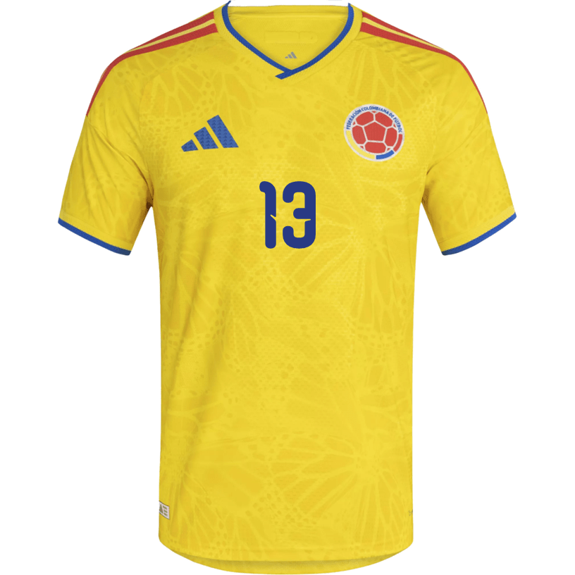 adidas Men's Mina Colombia 2026 Authentic Home Jersey (Impact Yellow) | SoccerWearhouse