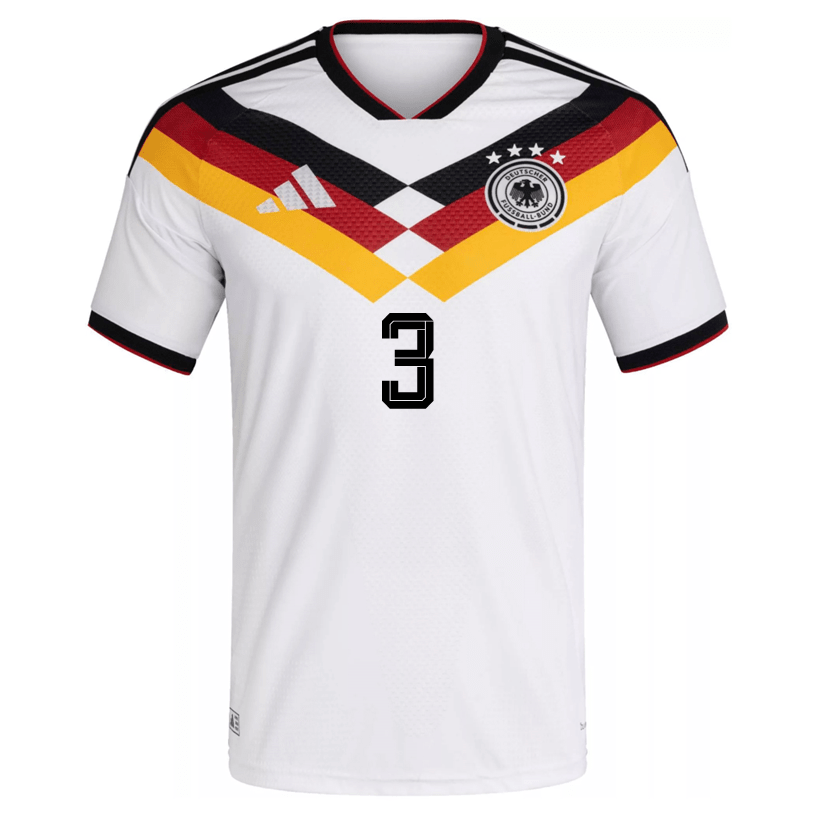 adidas Men's Mittelstadt Germany Authentic Home World Cup Jersey 2026 (White/Black) | SoccerWearhouse