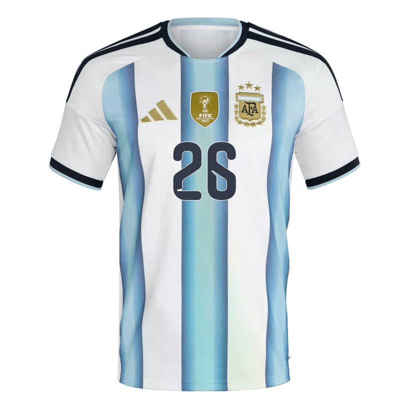 adidas Men's Molina Argentina 2026 Home World Cup Jersey (White/Icey Light Blue) | SoccerWearhouse