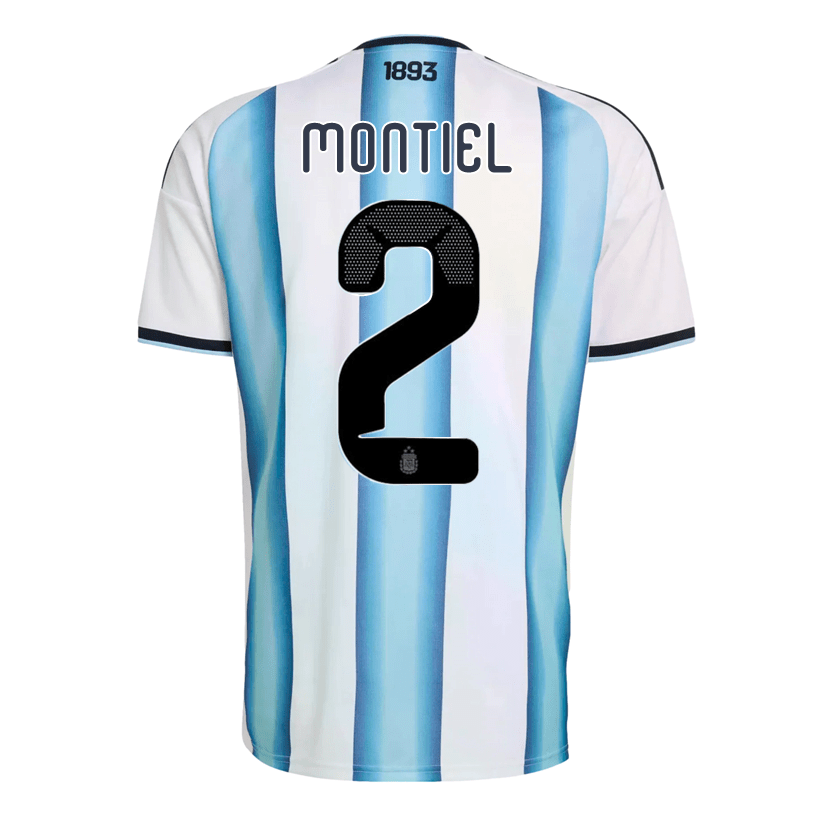 adidas Men's Montiel Argentina 2026 Home World Cup Jersey (White/Icey Light Blue) | SoccerWearhouse