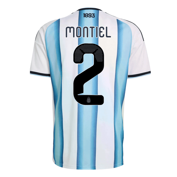 adidas Men's Montiel Argentina 2026 Home World Cup Jersey (White/Icey
