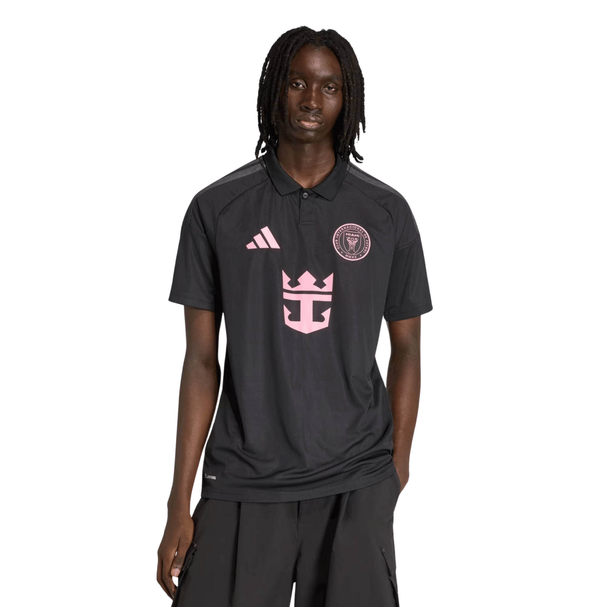 adidas Men's Miller Inter Miami CF 26/27 Away Jersey (Black/Pink) adidas Men's Miller Inter Miami CF 26/27 Away Jersey (Black/Pink)