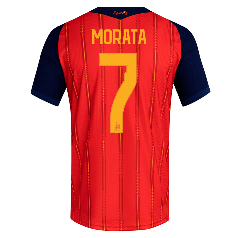 adidas Men's Morata Spain Authentic World Cup Home Jersey 2026 (Vivid Red) | SoccerWearhouse