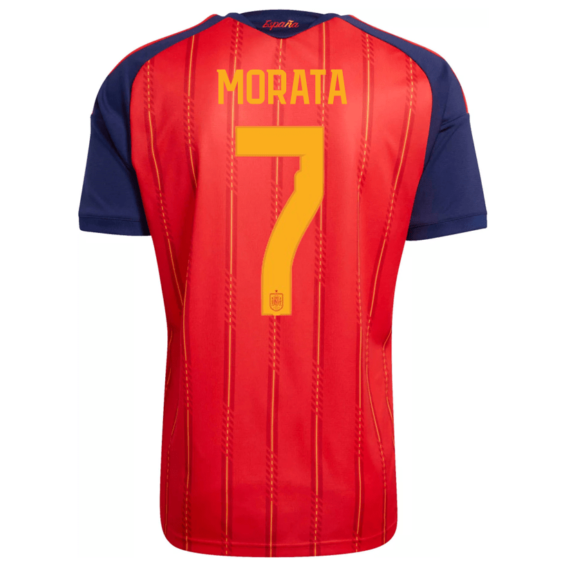 adidas Men's Morata Spain World Cup Home Jersey 2026 (Vivid Red) | SoccerWearhouse