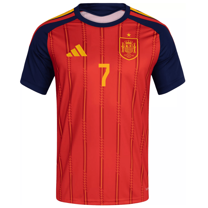 adidas Men's Morata Spain World Cup Home Jersey 2026 (Vivid Red) | SoccerWearhouse