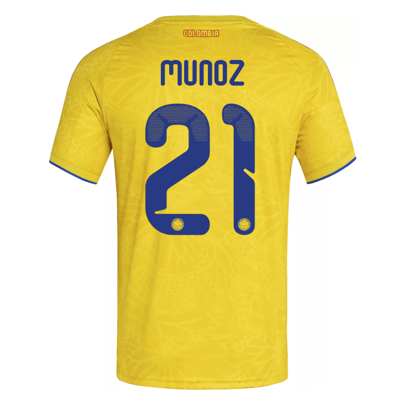 adidas Men's Munoz Colombia 2026 Authentic Home Jersey (Impact Yellow) | SoccerWearhouse