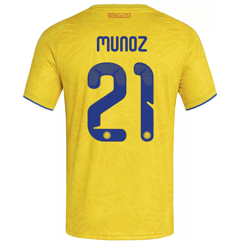 adidas Men's Munoz Colombia 2026 Home Jersey (Impact Yellow) | SoccerWearhouse