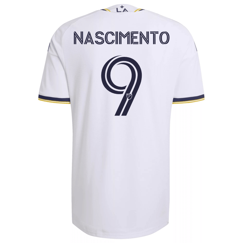 adidas Men's Nas cimento LA Galaxy Authentic Match Home Jersey 26/27 (White) | SoccerWearhouse
