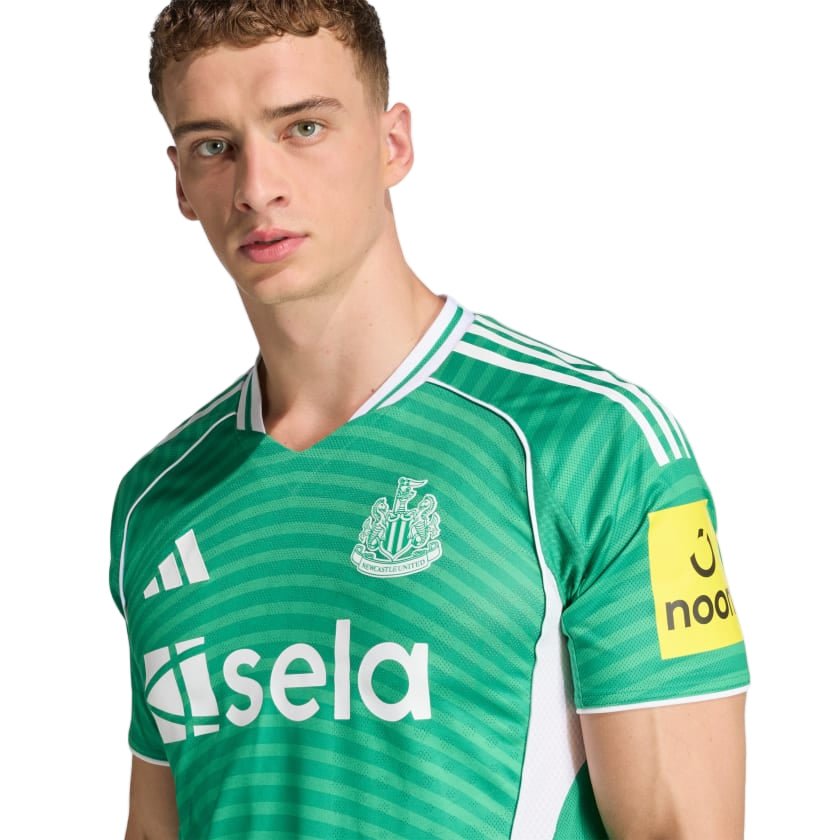 adidas Men's Newcastle United 25/26 Authentic Away Jersey (Green/White) | SoccerWearhouse