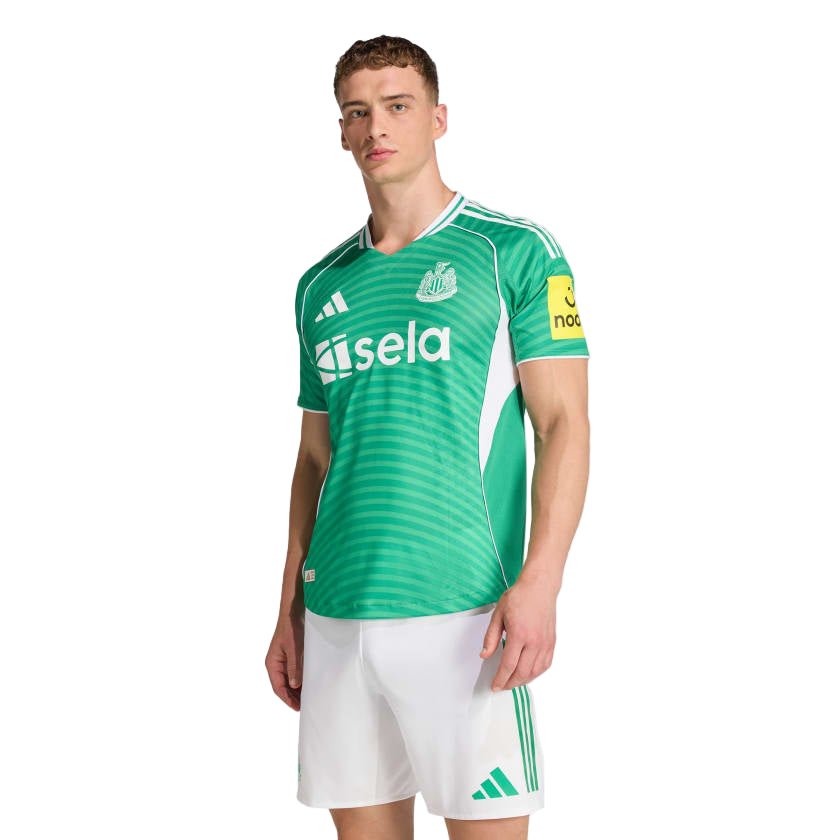 adidas Men's Newcastle United 25/26 Authentic Away Jersey (Green/White) | SoccerWearhouse