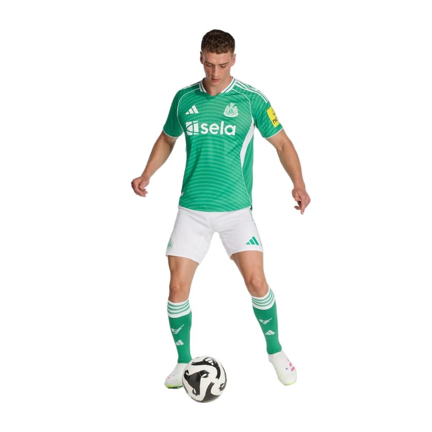 adidas Men's Newcastle United 25/26 Authentic Away Jersey (Green/White) | SoccerWearhouse