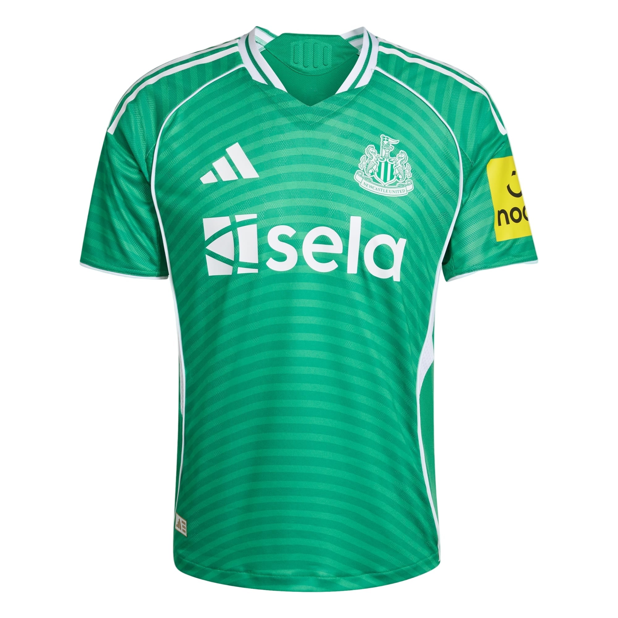 adidas Men's Newcastle United 25/26 Authentic Away Jersey (Green/White