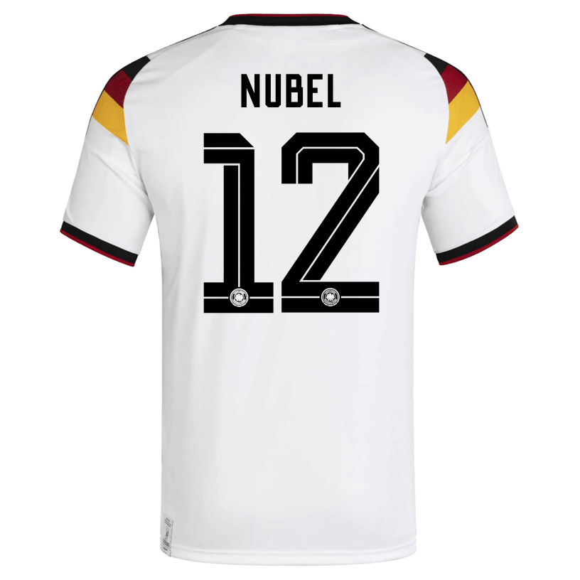 adidas Men's Nubel Germany Home World Cup Jersey 2026 (White/Black) | SoccerWearhouse