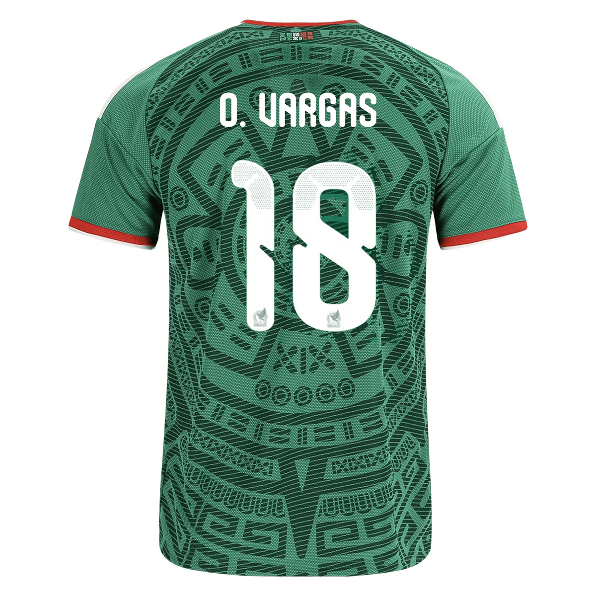 adidas Men's Obed Vargas Mexico Home 2026 World Cup Jersey (Bold Green) | SoccerWearhouse