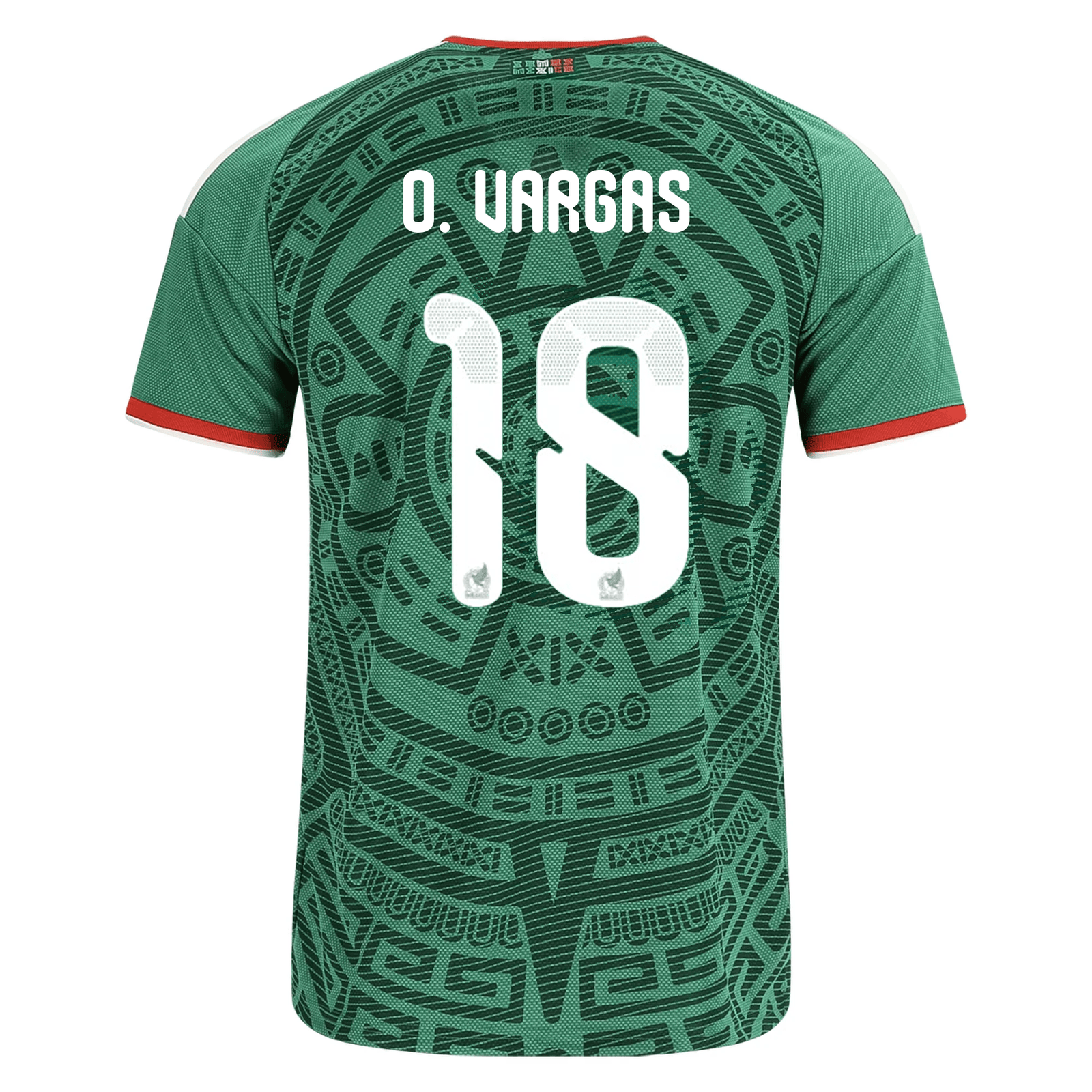 adidas Men's Obed Vargas Mexico Home 2026 World Cup Jersey (Bold Green) | SoccerWearhouse