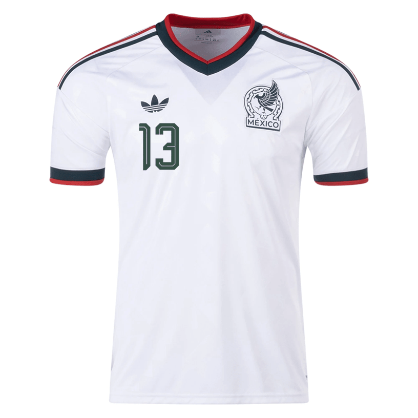 adidas Men's Ochoa Mexico 2026 Away Stadium Jersey (White) | SoccerWearhouse