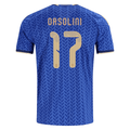 adidas Men's Orsolini Italy Home Stadium Jersey 2026 (Bold Blue)
