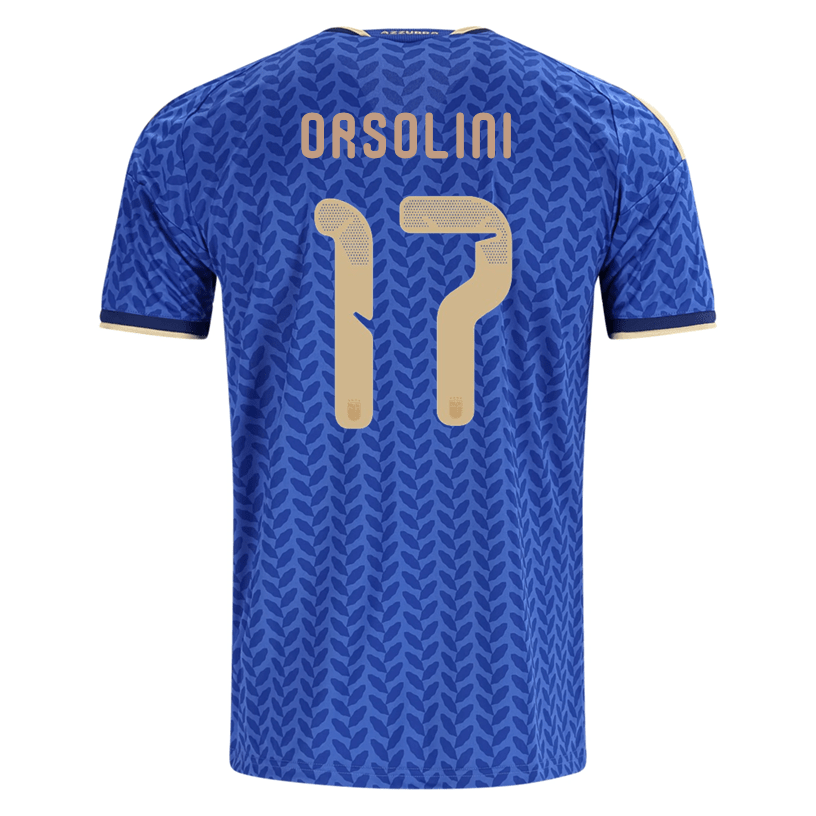 adidas Men's Orsolini Italy Home Stadium Jersey 2026 (Bold Blue) | SoccerWearhouse
